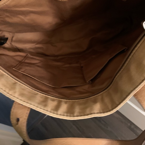 Vintage canvas fossil shoulder bag - Picture 4 of 4